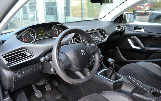 Peugeot 308 cena 32900 przebieg: 130700, rok produkcji 2015 z Strumień małe 79